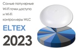 Самые популярные Wi-Fi точки доступа и Wi-Fi контроллеры WLC Eltex в 2023 году