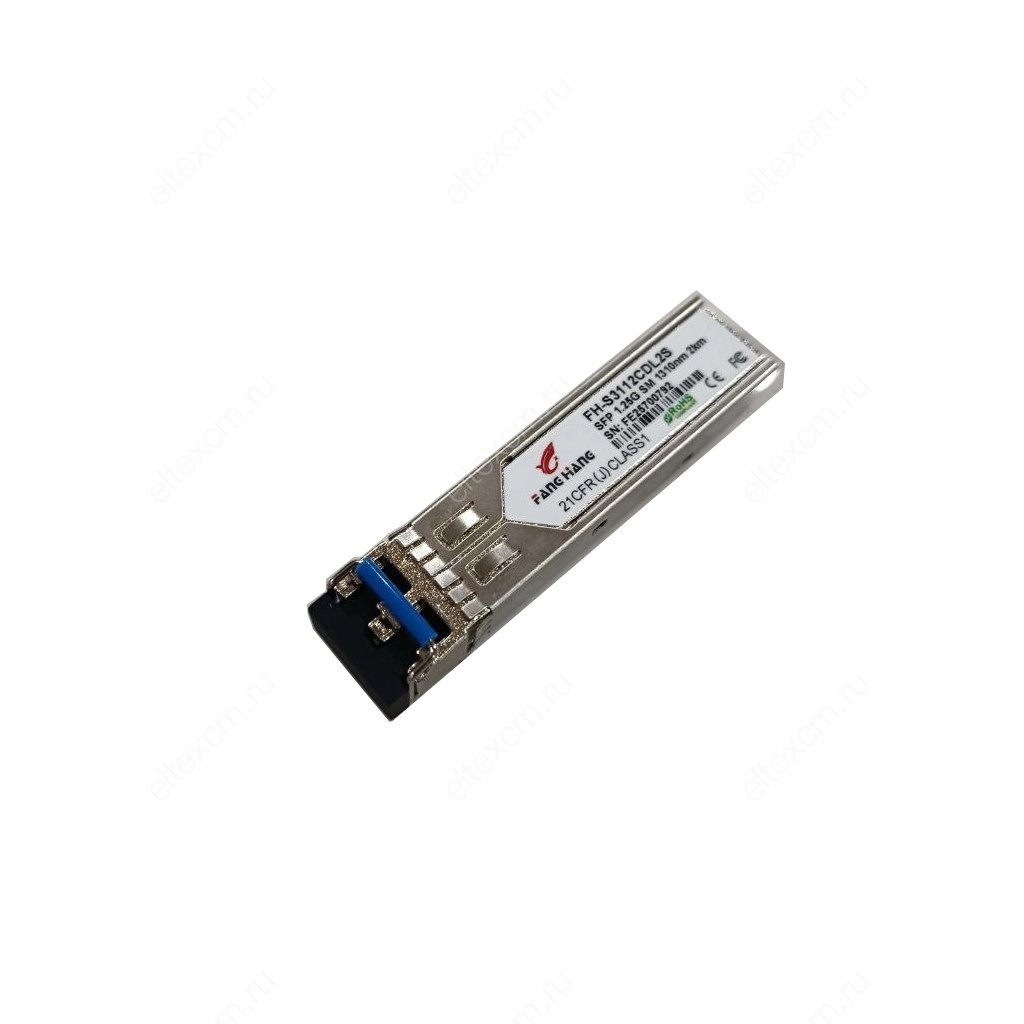 FH-S3112CDL2S, 2 км SFP модуль 1.25G, 2 волокна, 1310 нм, DDM, LC