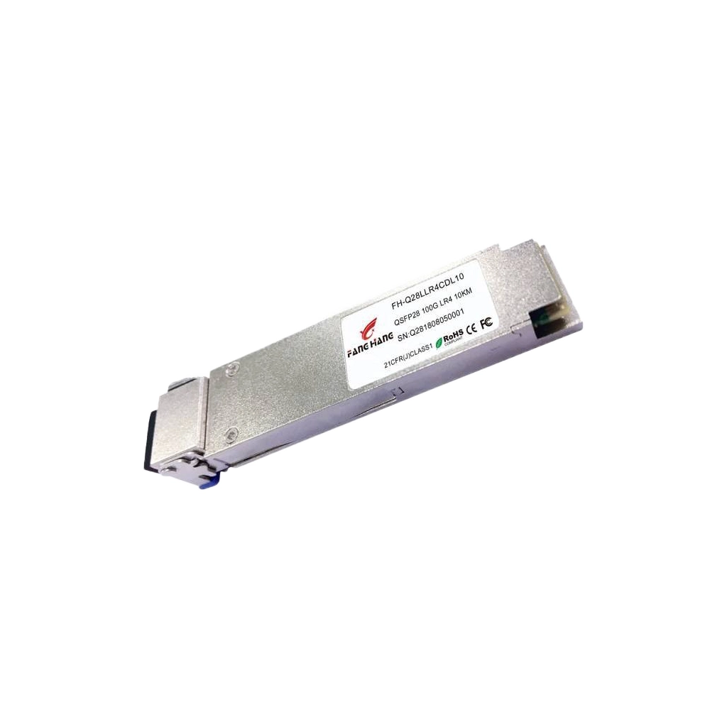 FH-Q28LLR4CDL10, модуль QSFP28 LWDM LR4 2 волокна 10км LC