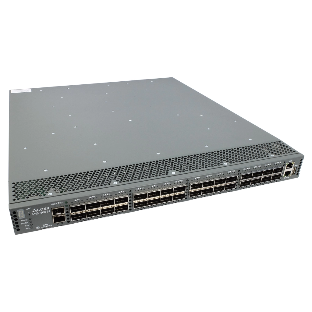 MES5500-32 Eltex I Коммутатор 32 порта QSFP28, 2 порта SFP+