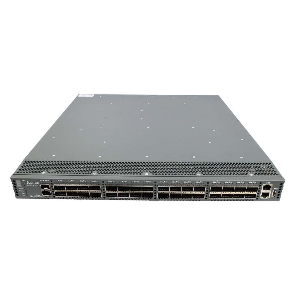 MES5500-32 Eltex I Коммутатор 32 порта QSFP28, 2 порта SFP+