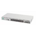 MES2324P_DC Eltex | Коммутатор 24 порта 1G с PoE, 4 порта 10G