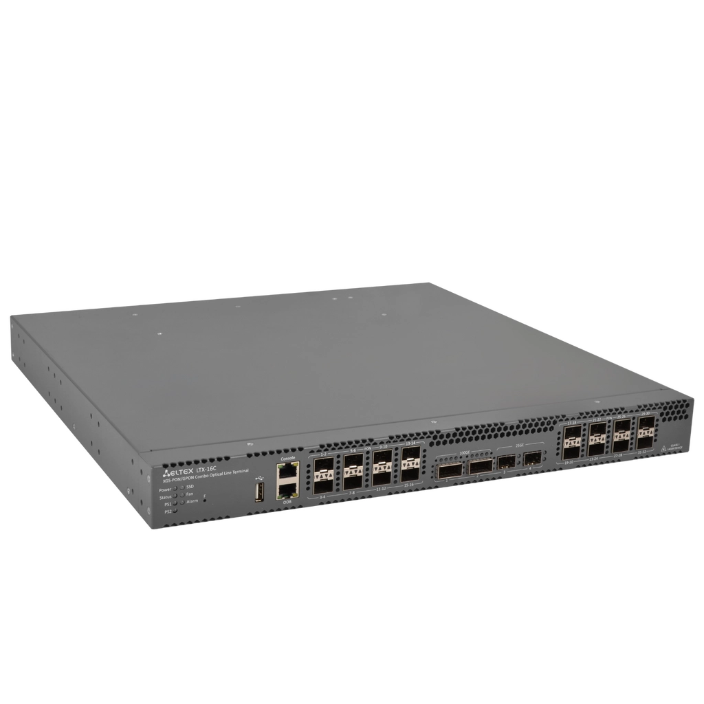 OLT LTX-16C | 16 портов GPON/XGS-PON Eltex