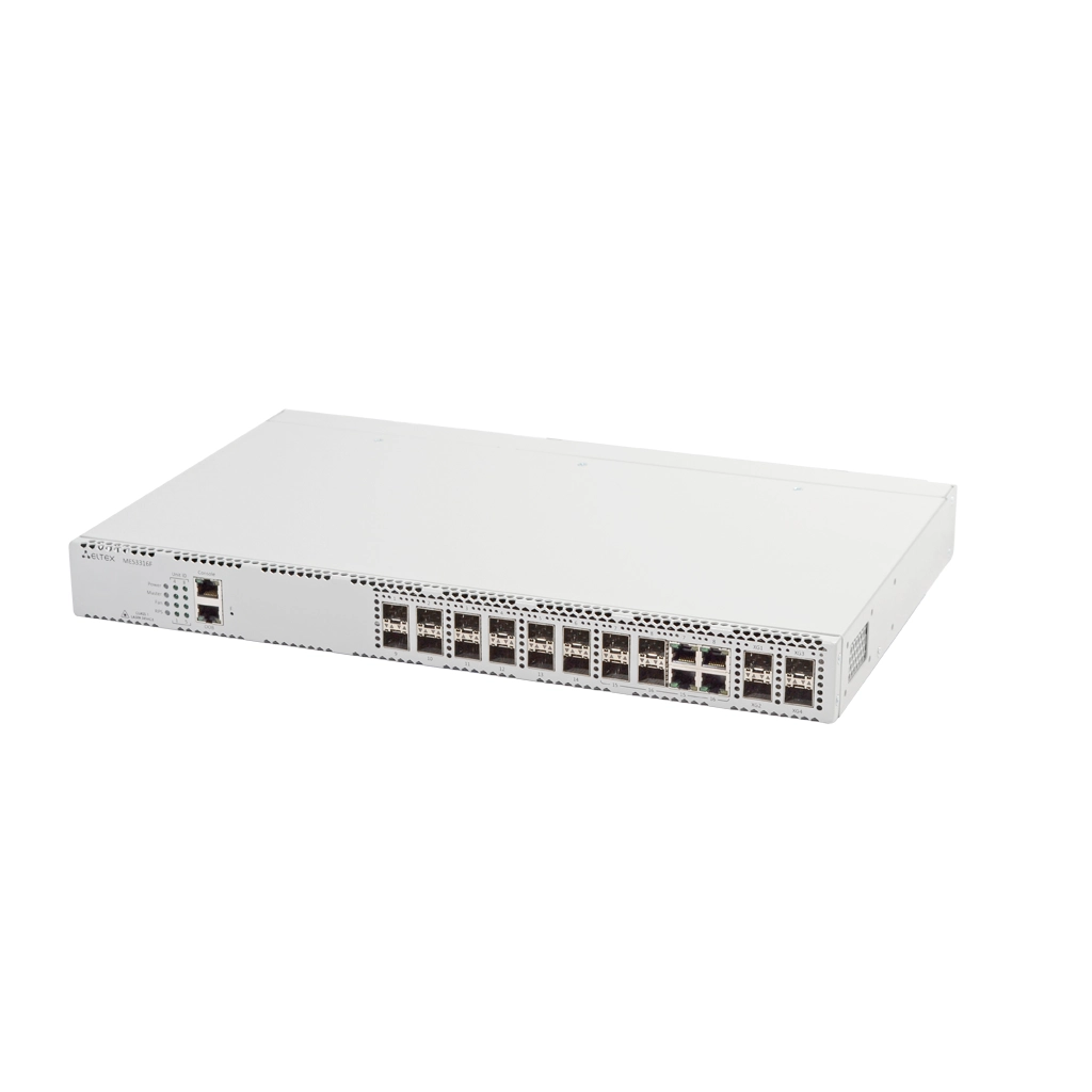MES3316F Eltex | Коммутатор 12 портов SFP, 4 комбо-порта 1G, 4 порта SFP+