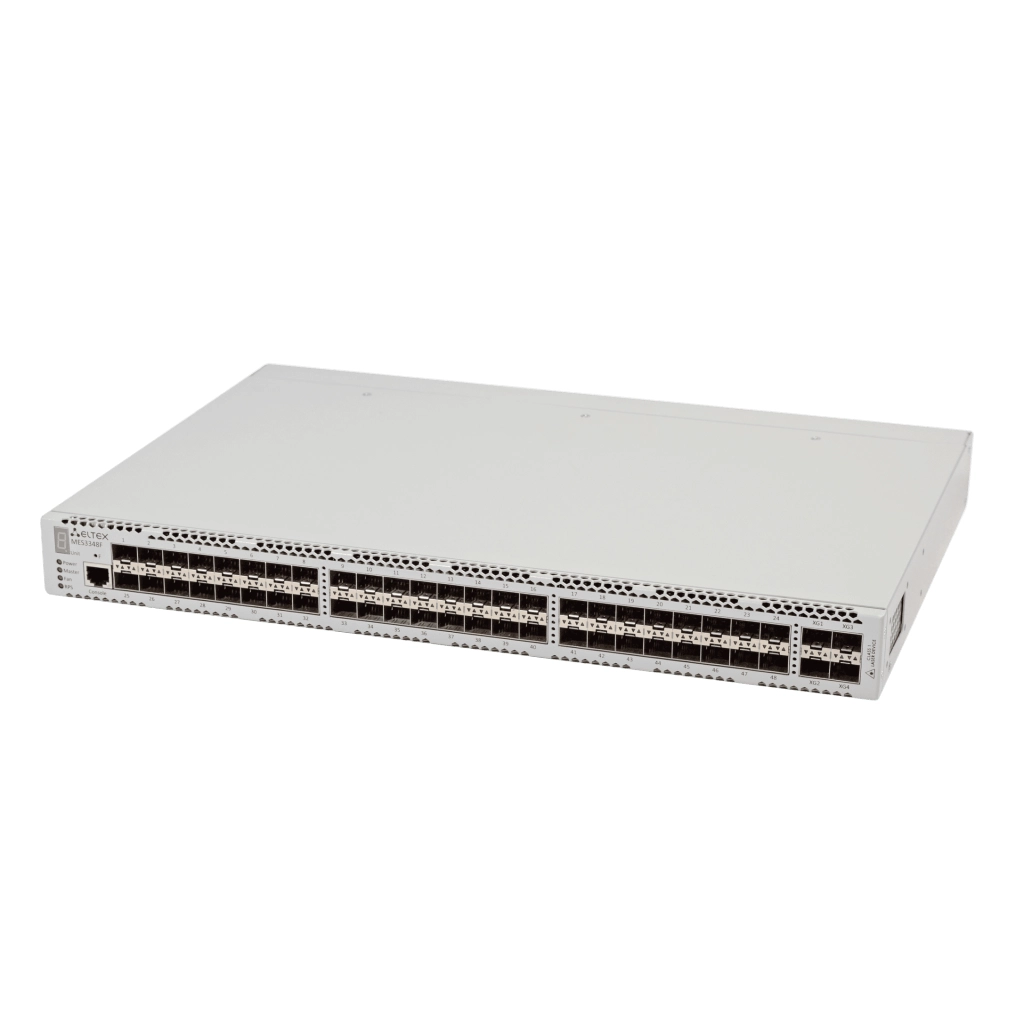 MES3348F Eltex | Коммутатор 48 портов SFP, 4 порта SFP+