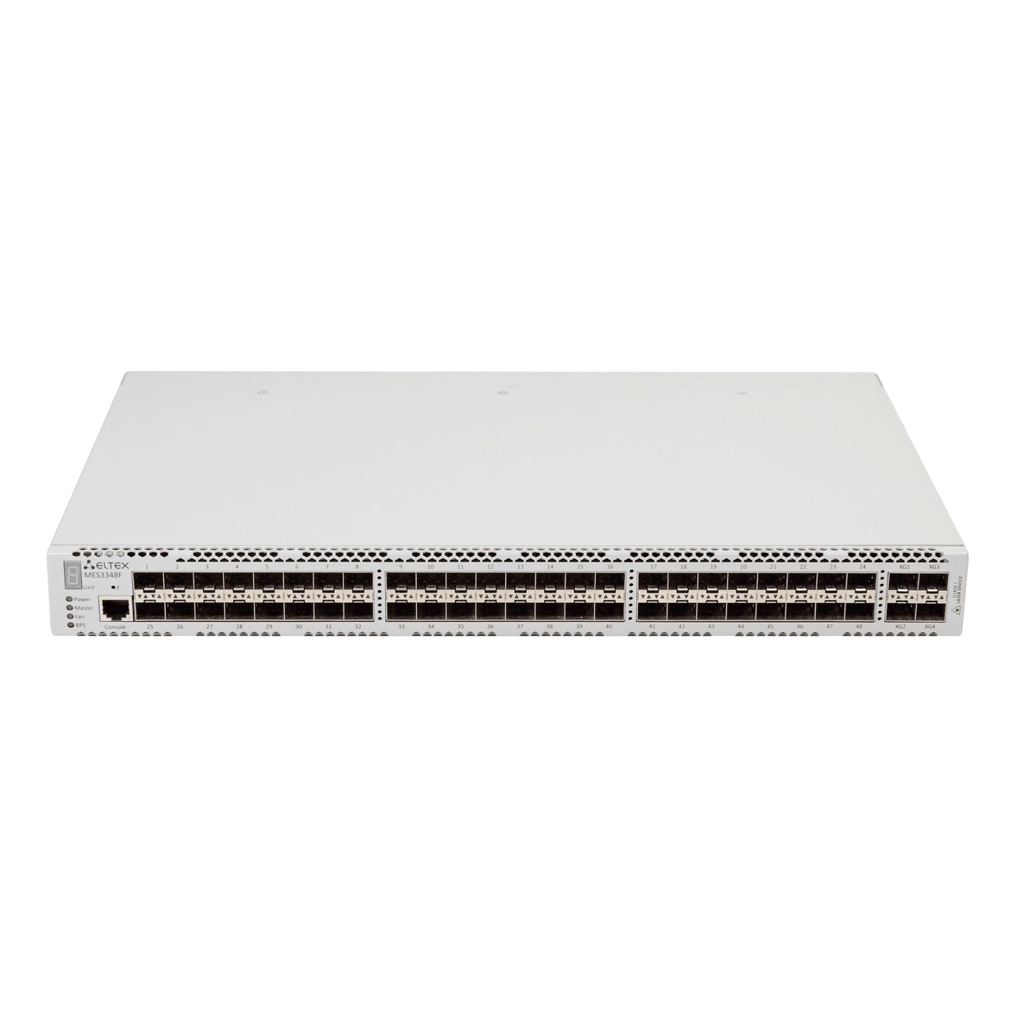 MES3348F Eltex | Коммутатор 48 портов SFP, 4 порта SFP+