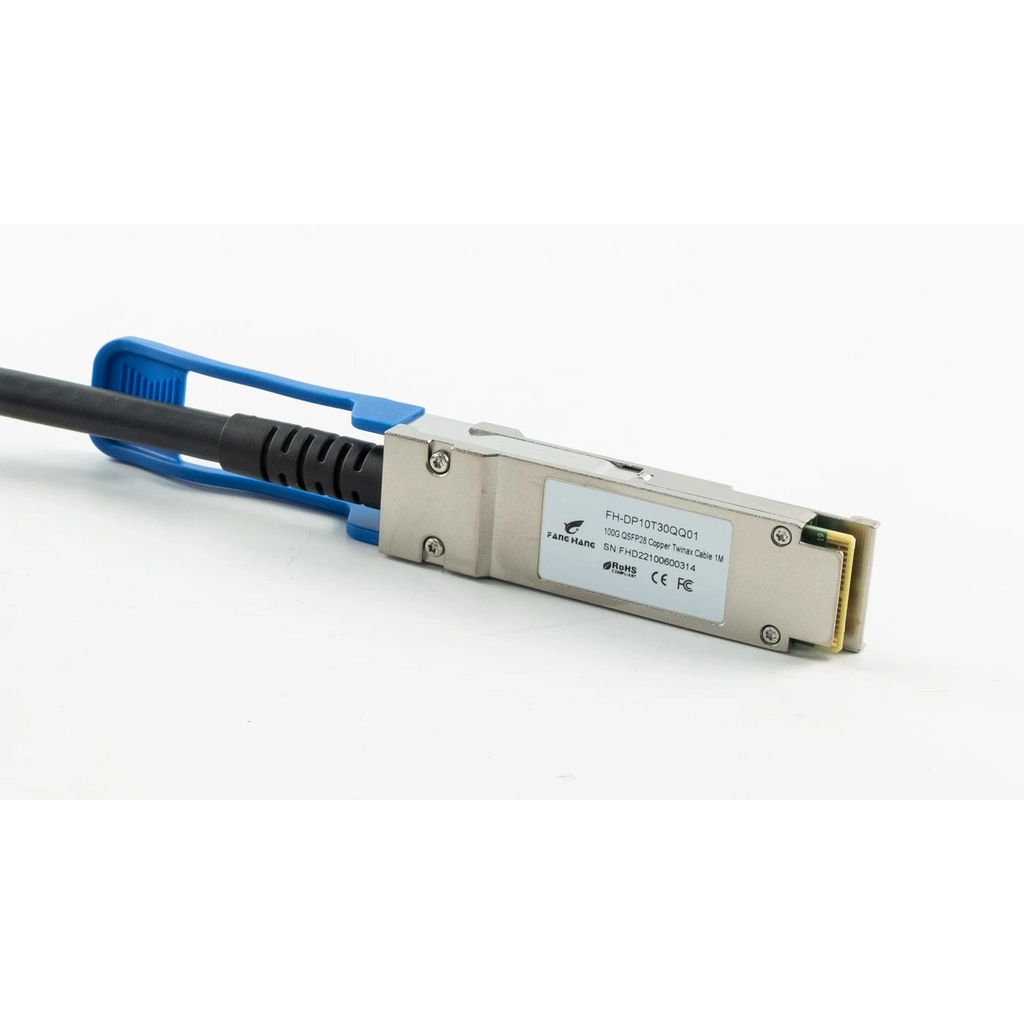 FH-DP10T30QQ01, QSFP28 DAC пассивный кабель 1м