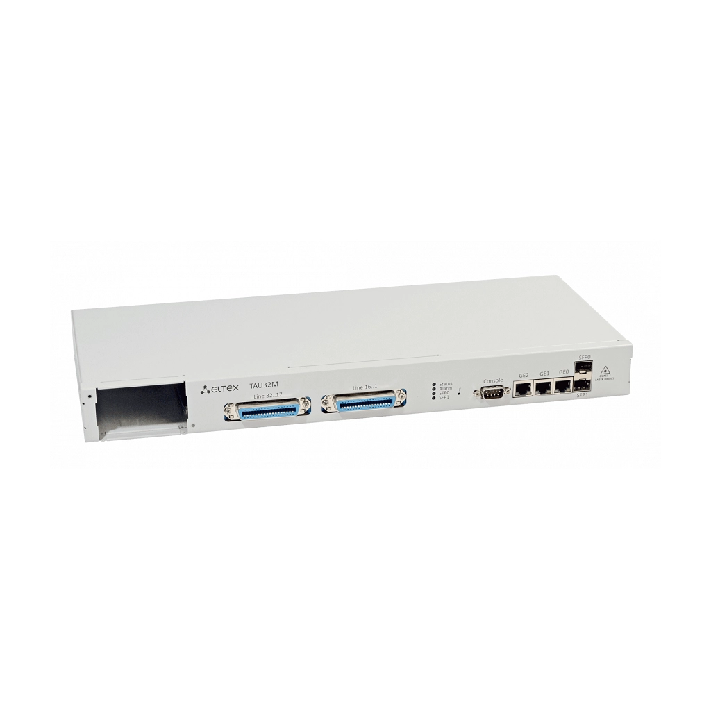 TAU-32M.IP Eltex | 32 порта FXS/FXO VoIP шлюз для аналоговых телефонов