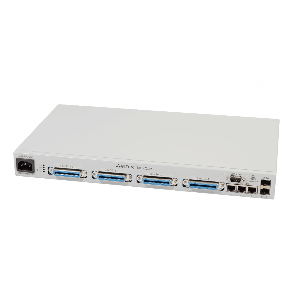 TAU-72.IP Eltex | 72 порта FXS VoIP шлюз для IP телефонии