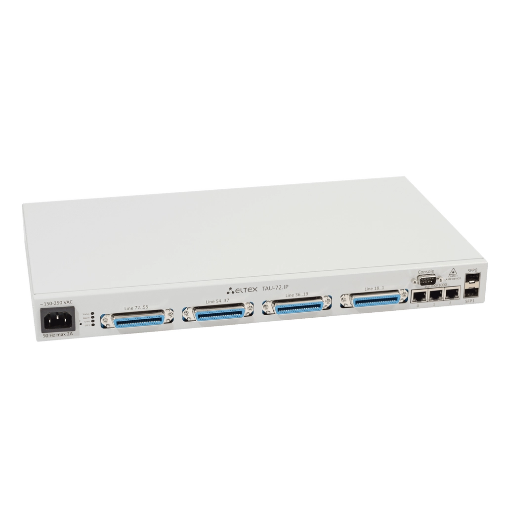 TAU-72.IP Eltex | 72 порта FXS VoIP шлюз для IP телефонии