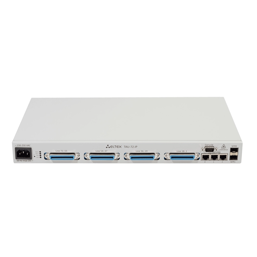 TAU-72.IP Eltex | 72 порта FXS VoIP шлюз для IP телефонии