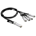 Кабель DAC, QSFP+/4SFP+ , пассивный, 3м, RSM10x4PDAC3