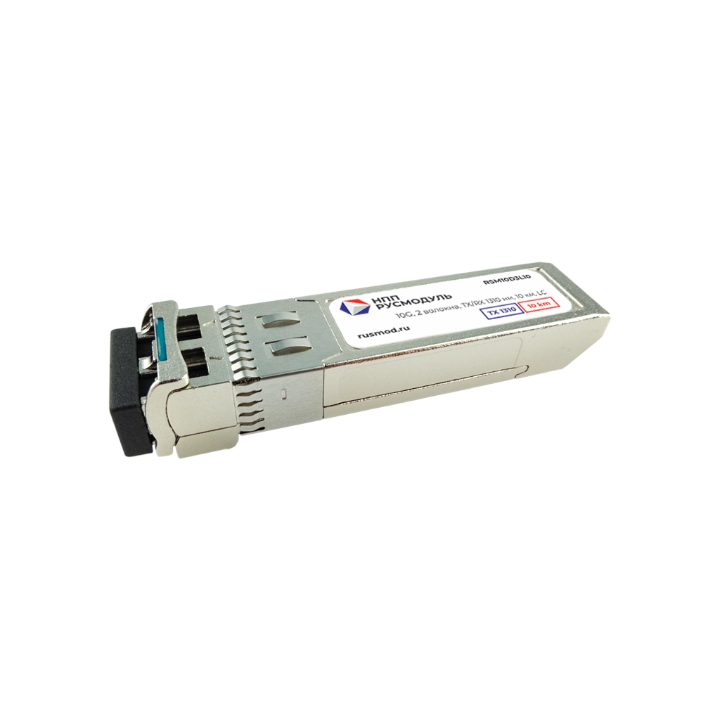 SFP+ модуль, 10G, 2 волокна, TX/RX 1310нм, 10км, LC, RSM10D3L10