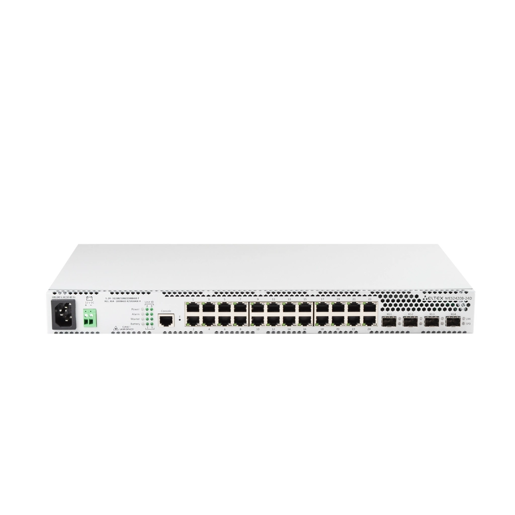 MES2420B-24D Eltex | Коммутатор 24 порта 2.5G, 4 порта SFP/SFP+