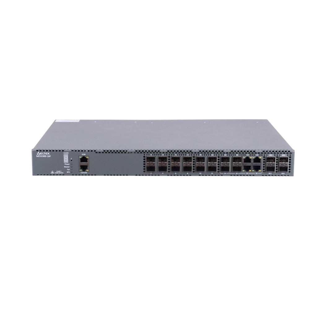 MES3300-16F Eltex | Коммутатор 12 портов SFP, 4 комбо-порта 1G, 4 порта SFP+