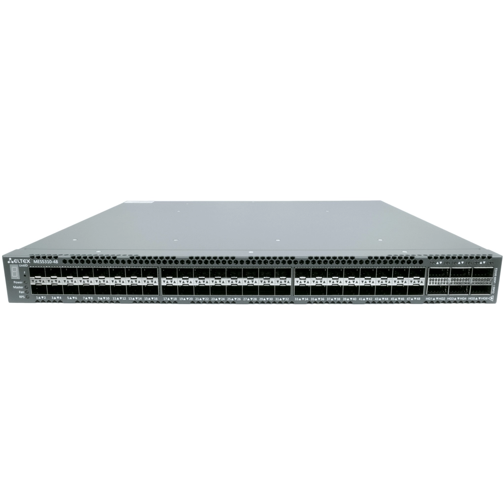 MES5310-48 Eltex I Коммутатор 48 портов SFP+, 6 портов QSFP28 (ЦОД)