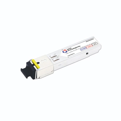 SFP модуль, 1.25 Гбит/с, WDM, TX 1550 нм, RX 1310 нм, 3 км, SC, RSM1W63S3I