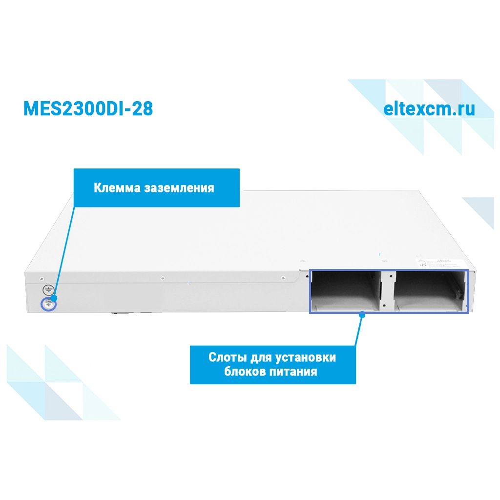 MES2300DI-28 Eltex I Промышленный коммутатор 24 порта 1G