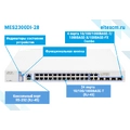 MES2300DI-28 Eltex I Промышленный коммутатор 24 порта 1G