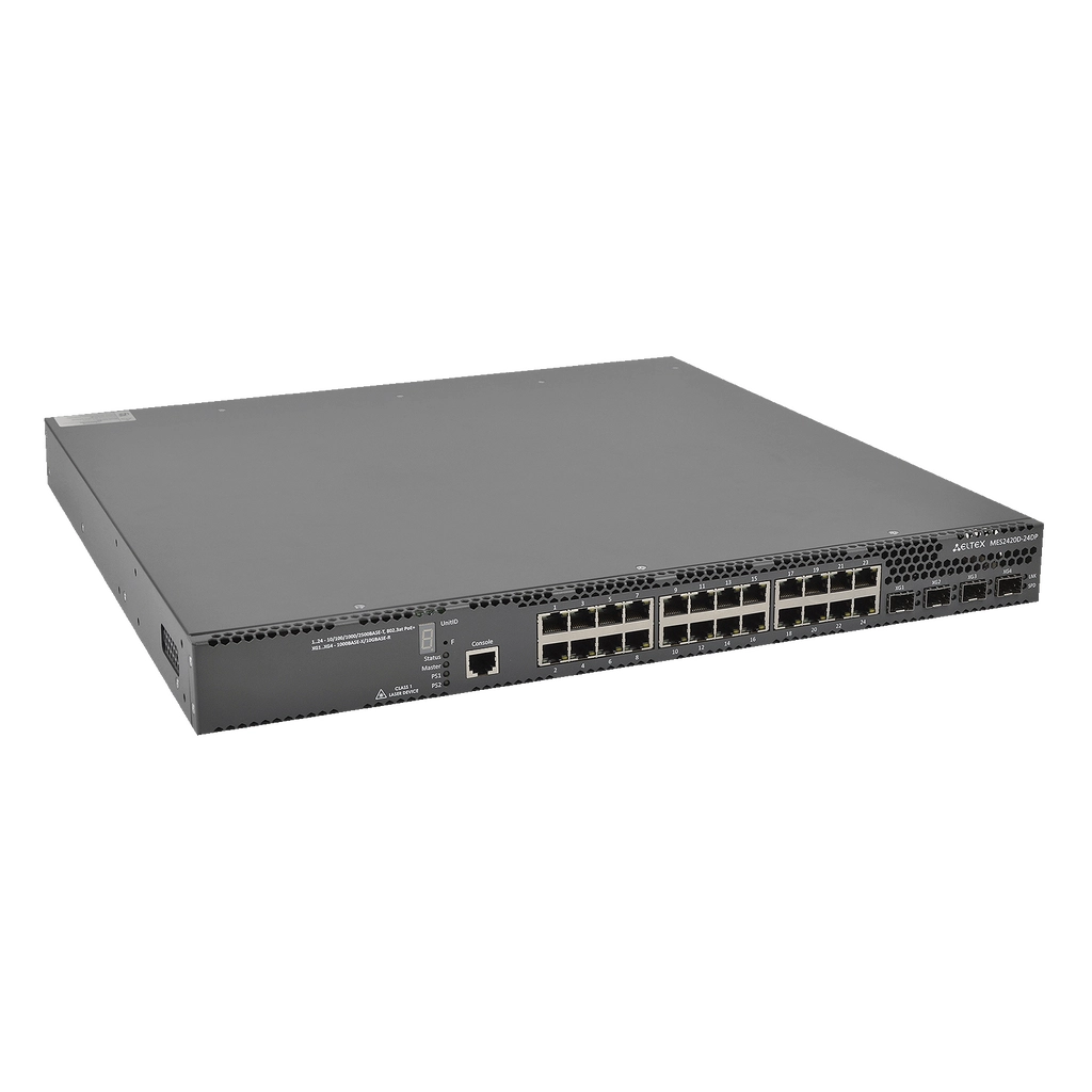 MES2420D-24DP Eltex | Коммутатор 24 порта 2.5G с PoE/PoE+, 4 порта 10G