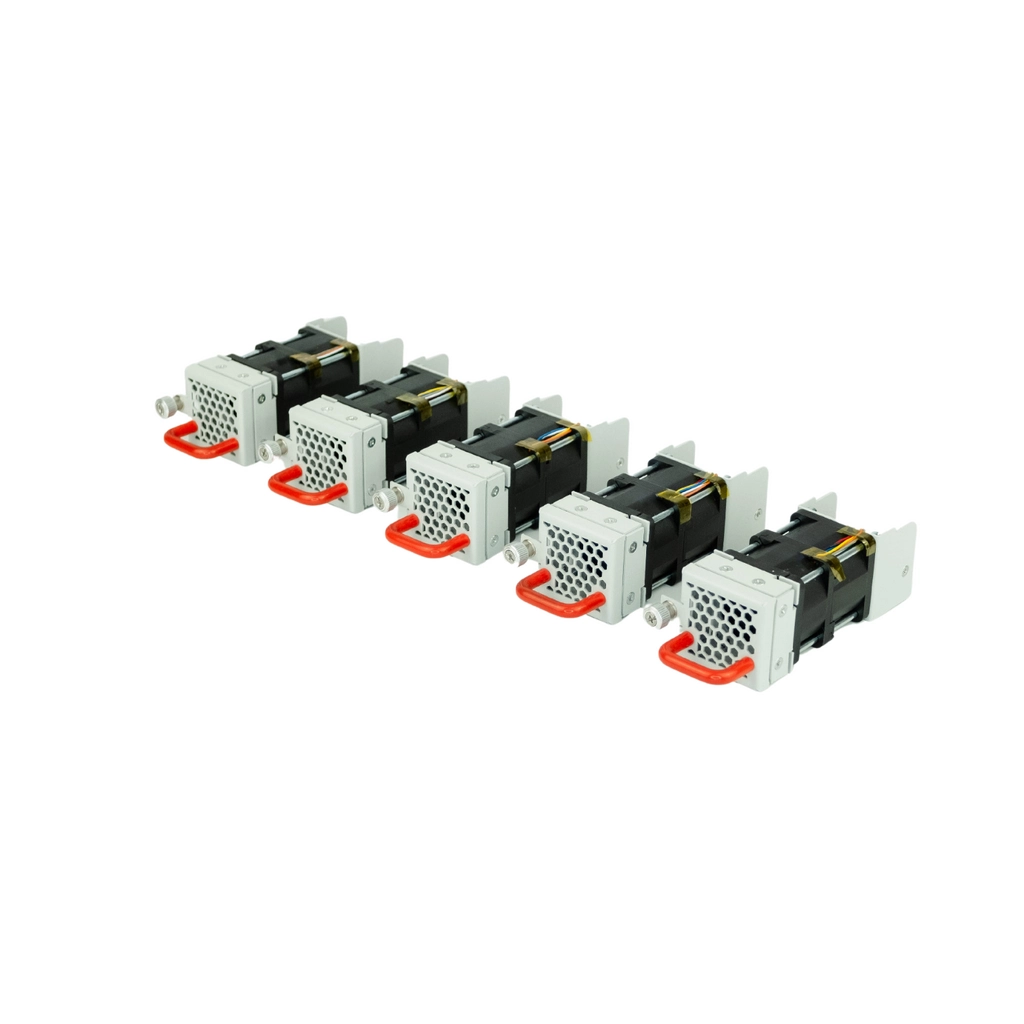 Комплект из пяти вентиляционных панелей 5 x 4WIRE-2FAN1 Eltex Front-to-Back