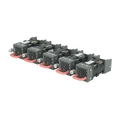 Комплект из пяти вентиляционных панелей 5 x 4WIRE-2FAN1 Eltex Front-to-Back
