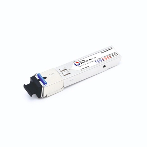 SFP модуль, 155Мбит/с, WDM, TX 1310 нм, RX1550 нм, 3 км, SC, RSM155W36S3I