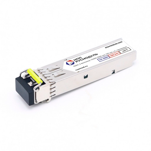 SFP модуль, 155 Мбит/с, 2 волокна, TX 1550 нм, 120 км, LC, RSM155D6L120I