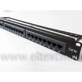 Патч-панель 19(1U), 24 порта RJ-45, категория 5e