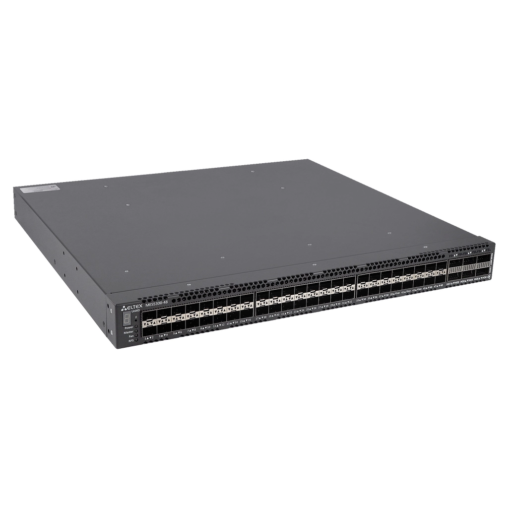 MES5300-48 Eltex I Коммутатор 48 портов SFP+, 6 портов QSFP28 (ЦОД)