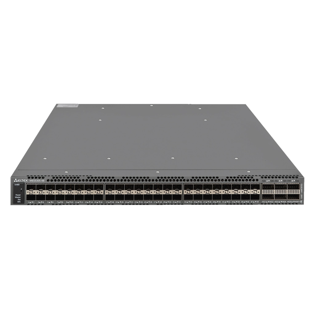 MES5305-48 Eltex I Коммутатор 48 портов SFP+, 6 портов QSFP28 (ЦОД)