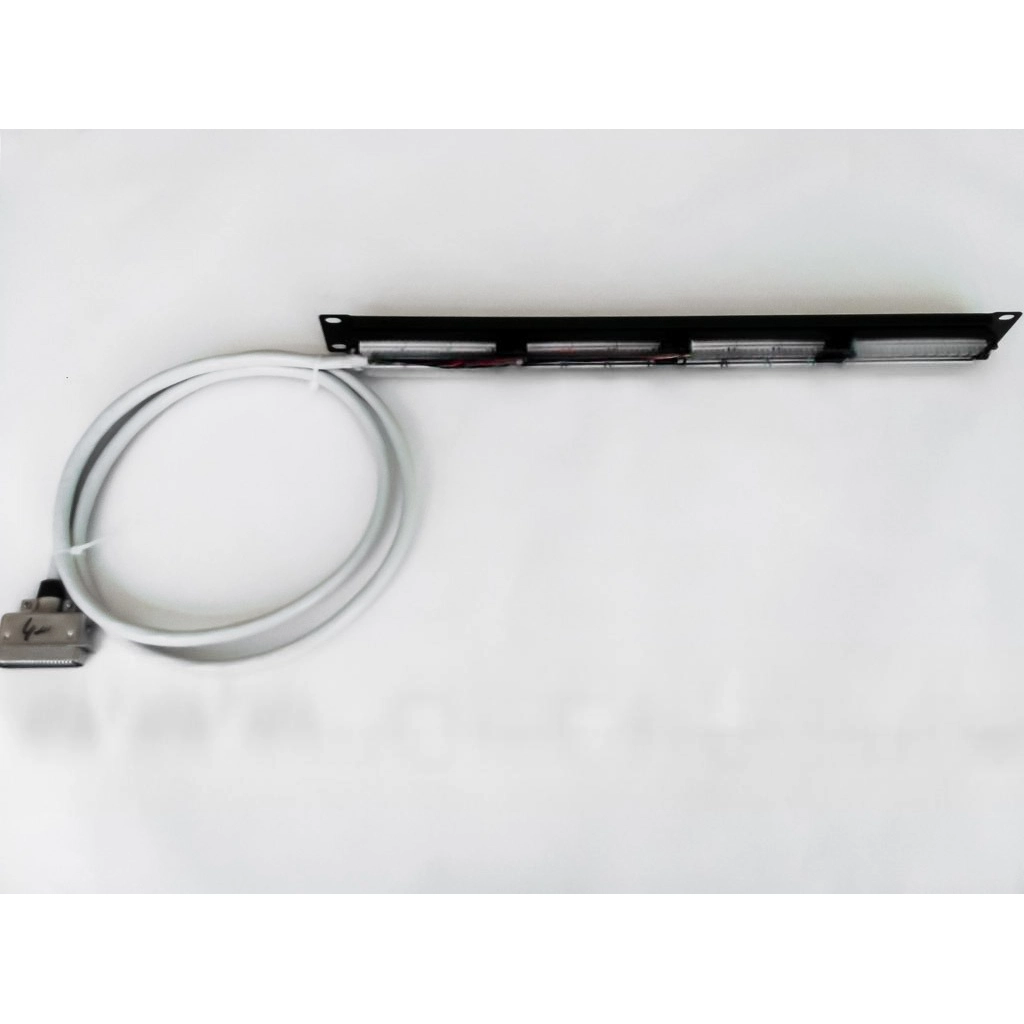 Расшитая патч-панель 19" (1U) для TAU-32M.IP / TAU-36.IP / TAU-72.IP, 24 порта, 1 разъем CENC-36, 2 метра