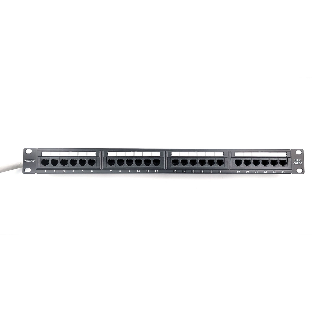 Расшитая патч-панель 19" (1U) для TAU-16.IP / TAU-24.IP, 24 порта, 1 разъем CENC-50, 2 метра