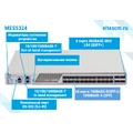 MES5324 Eltex I Коммутатор 24 порта SFP+, 4 порта QSFP+