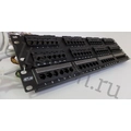 Расшитая патч-панель 19" (3U) для TAU-72.IP, 72 порта, 4 разъема CENC-36, 2 метра