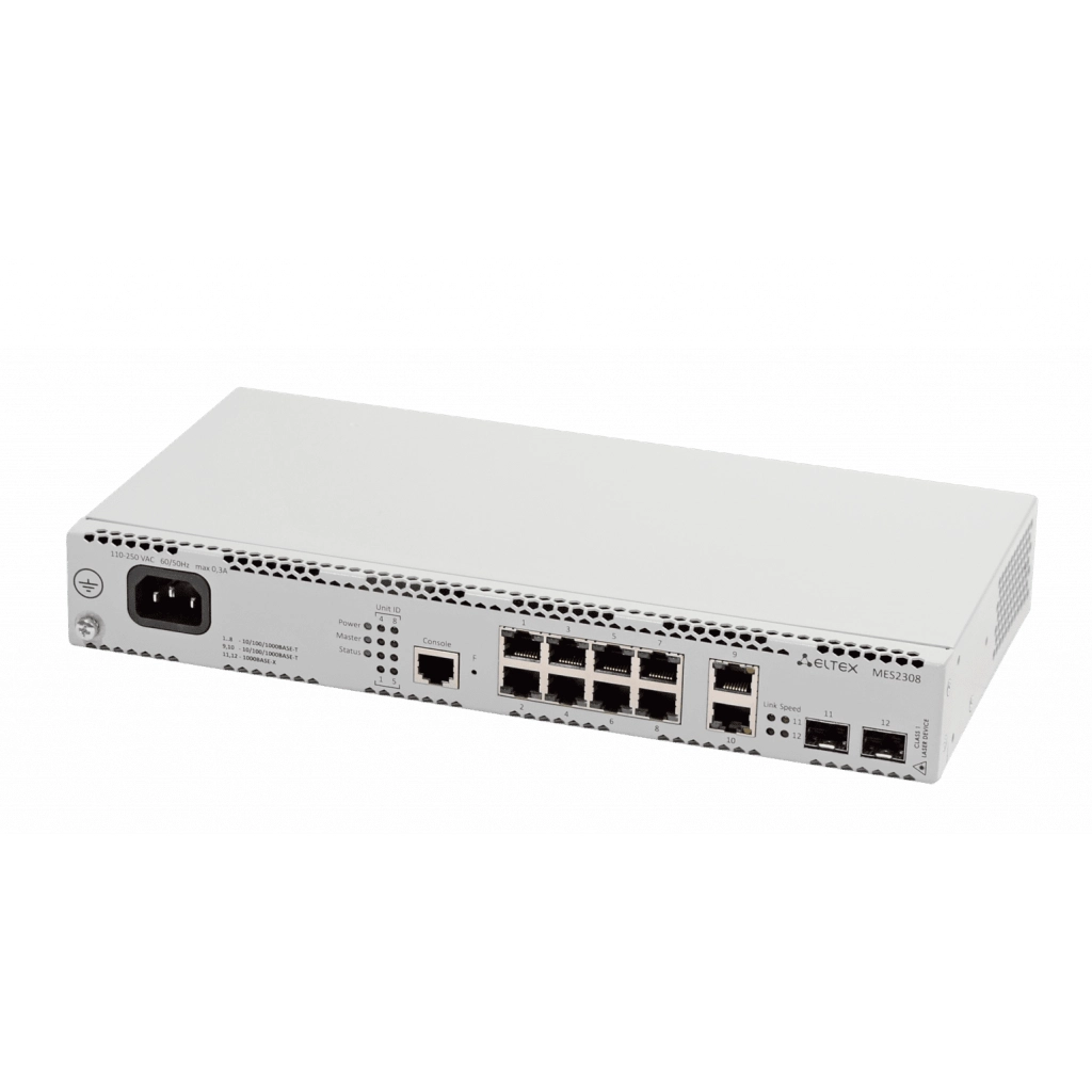 MES2308 Eltex | Коммутатор 10 портов 1G, 2 SFP порта