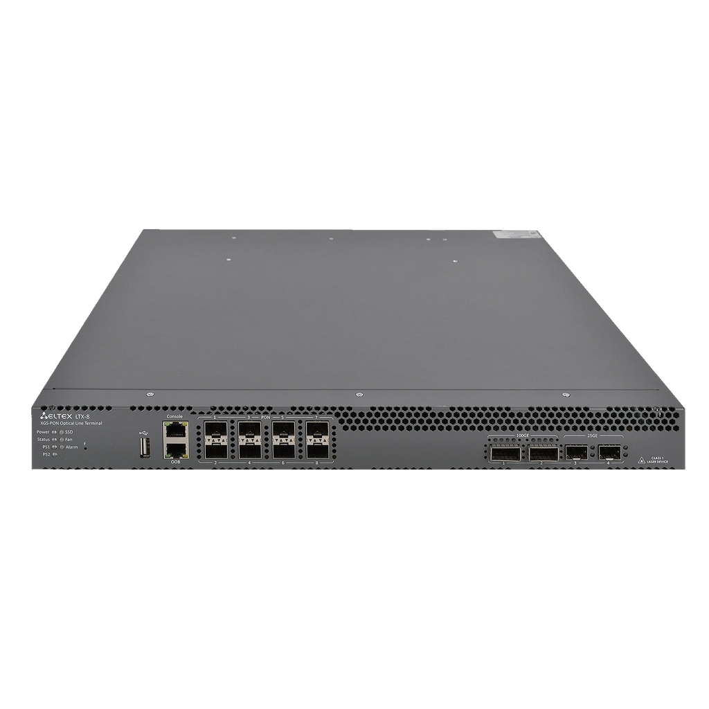 OLT LTX-8 rev.B | 8 портов XGS-PON Eltex