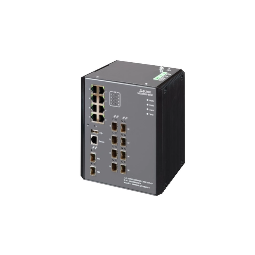 MES3500I-8P8F Eltex | Промышленный коммутатор 8 портов 1G PoE/PoE+, 8 портов 1G SFP и 2 порта 10G SFP+