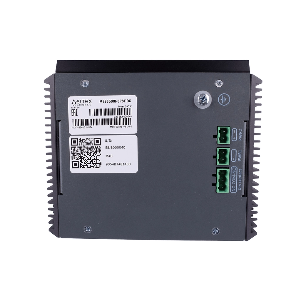 MES3500I-8P8F Eltex | Промышленный коммутатор 8 портов 1G PoE/PoE+, 8 портов 1G SFP и 2 порта 10G SFP+