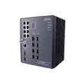 MES3500I-8P8F Eltex | Промышленный коммутатор 8 портов 1G PoE/PoE+, 8 портов 1G SFP и 2 порта 10G SFP+