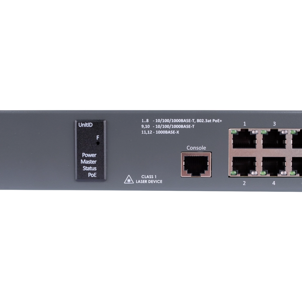 MES2300-08P Eltex | Коммутатор 8 портов 1G PoE/PoE+, 2 порта SFP