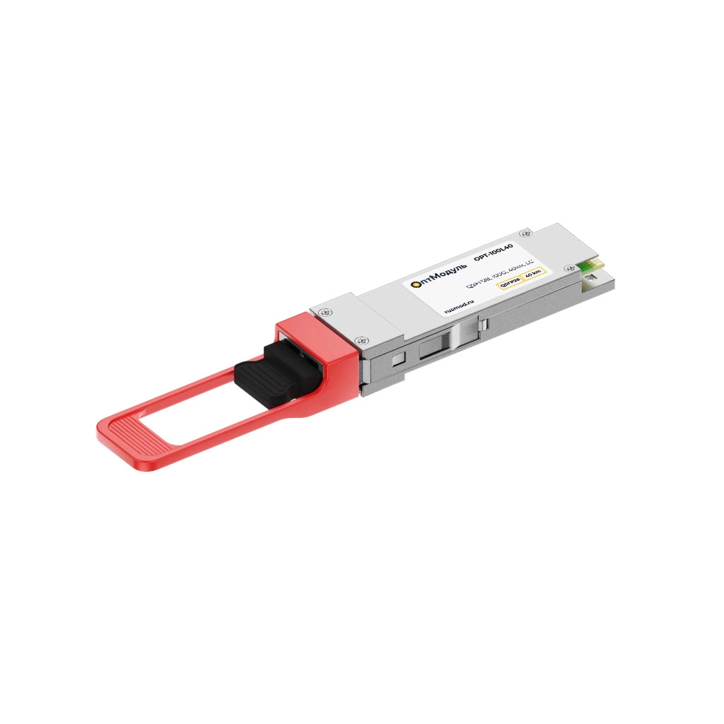 ОптМодуль, QSFP28 модуль, 100G, 40км, LC, OPT-100L40