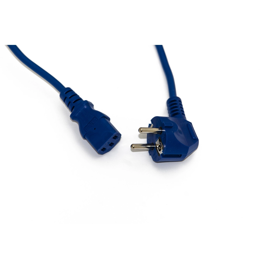Шнур питания 220В, 5м, синий. Hyperline
