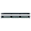 Патч-панель 19", 24 порта неэкран. RJ-45, кат.5E, 0.5U. Hyperline