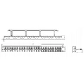 Патч-панель 19", 48 портов неэкран. RJ-45, кат.5E, 1U. Hyperline
