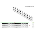 Патч-панель 19", 48 портов неэкран. RJ-45, кат.5E, 2U. Hyperline