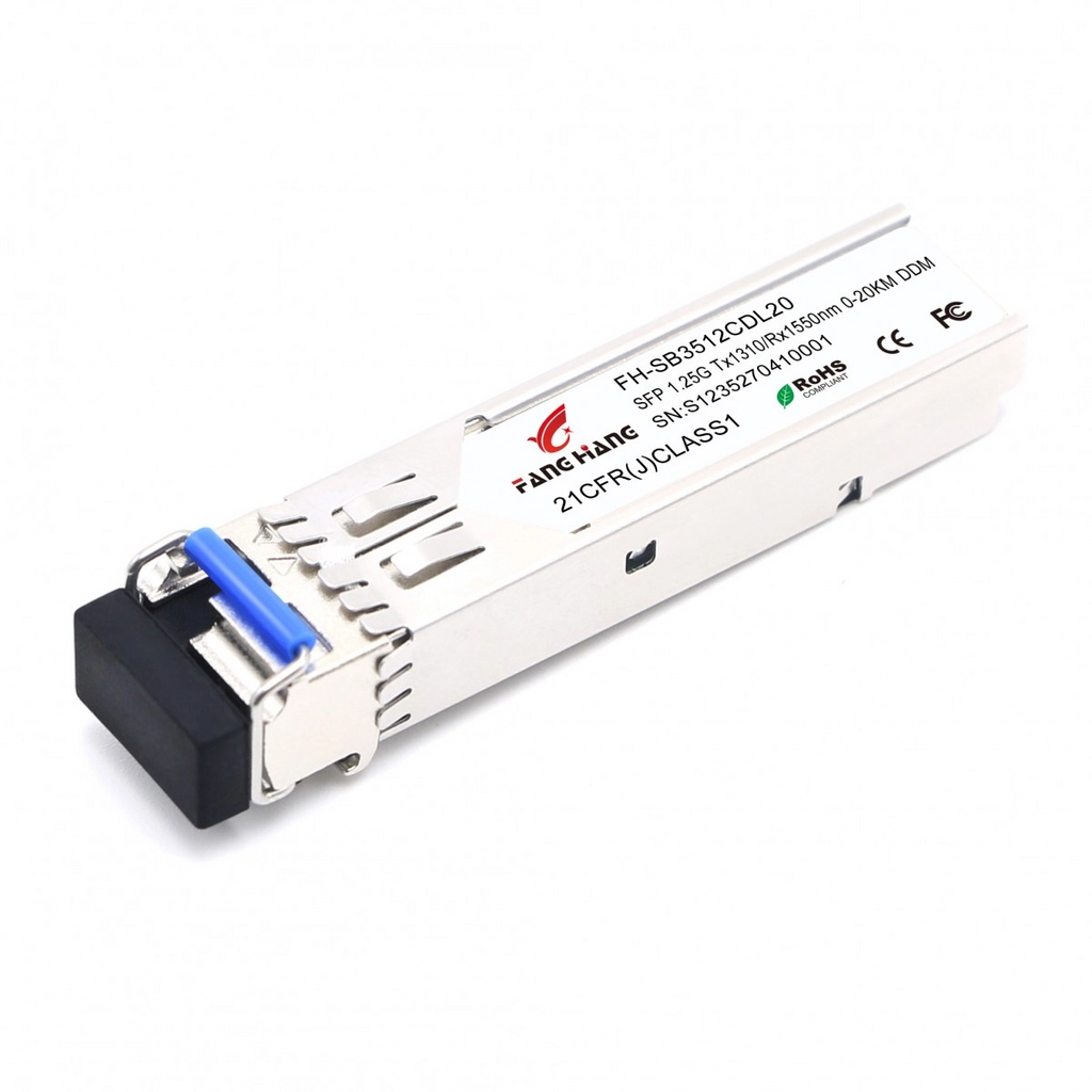 FH-SB3512CDL20, 20 км SFP модуль WDM, 1.25 G, TX 1310 нм, RX 1550 нм, LC, DDM