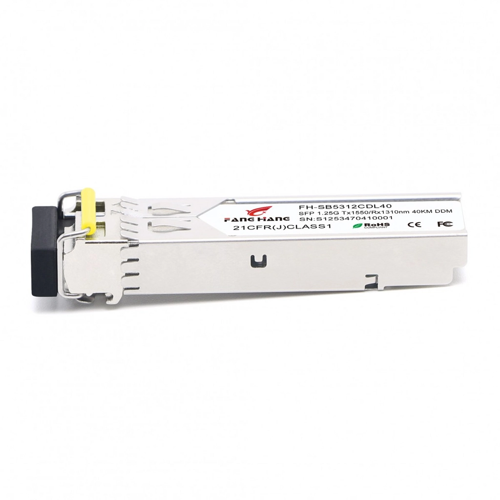 FH-SB5312CDL40, 40 км SFP модуль WDM, 1.25 G, TX 1550 нм, RX 1310 нм, LC, DDM