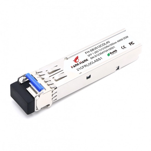 FH-SB3512CDL40, 40 км SFP модуль WDM, 1.25 G, TX 1310 нм, RX 1550 нм, LC, DDM