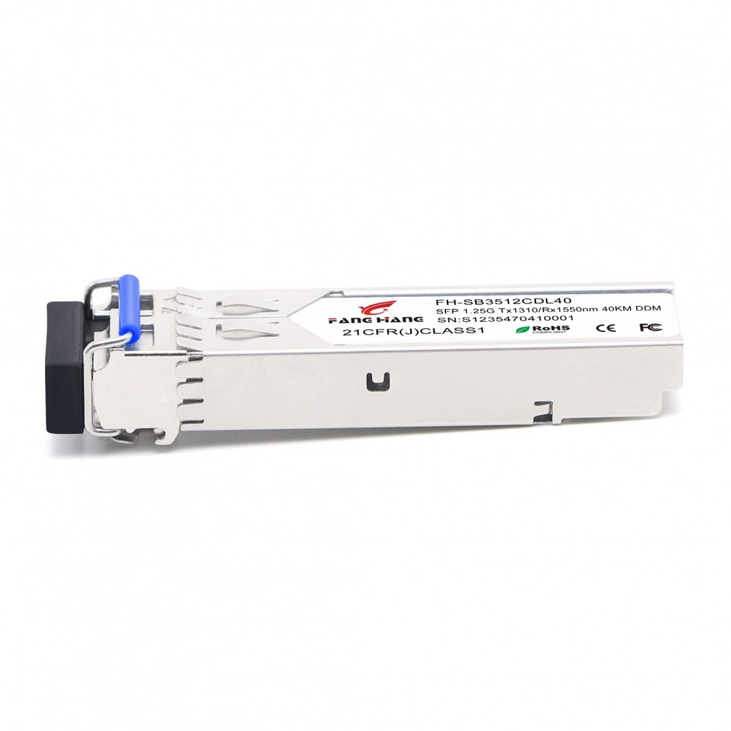 FH-SB3512CDL40, 40 км SFP модуль WDM, 1.25 G, TX 1310 нм, RX 1550 нм, LC, DDM